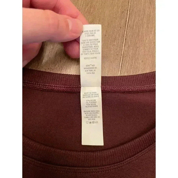 Aerie Offline Seamless Cropped T-Shirt Size Large - Picture 7 of 8